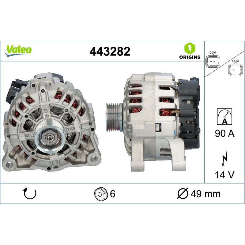 Alternateur VALEO 443282 - Visuel 1