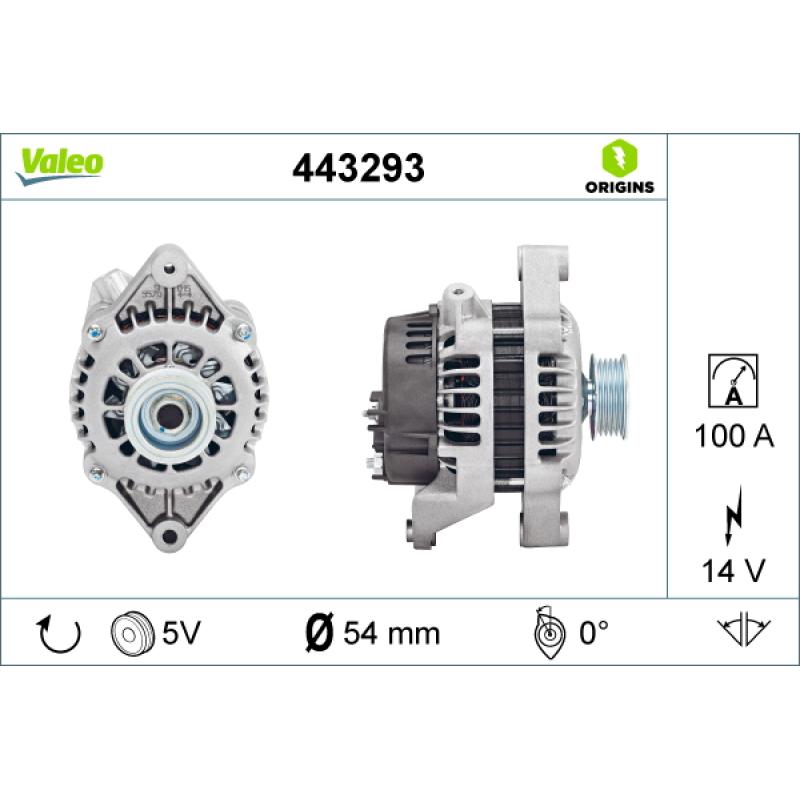 Alternateur VALEO 443293 - Visuel 1