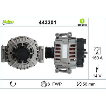Alternateur VALEO OEM 6H903018J Alternateur VALEO OEM 6H903018J