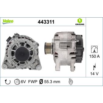 Alternateur VALEO OEM 3556520