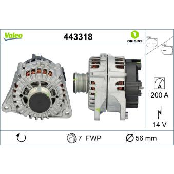 Alternateur VALEO [443318]