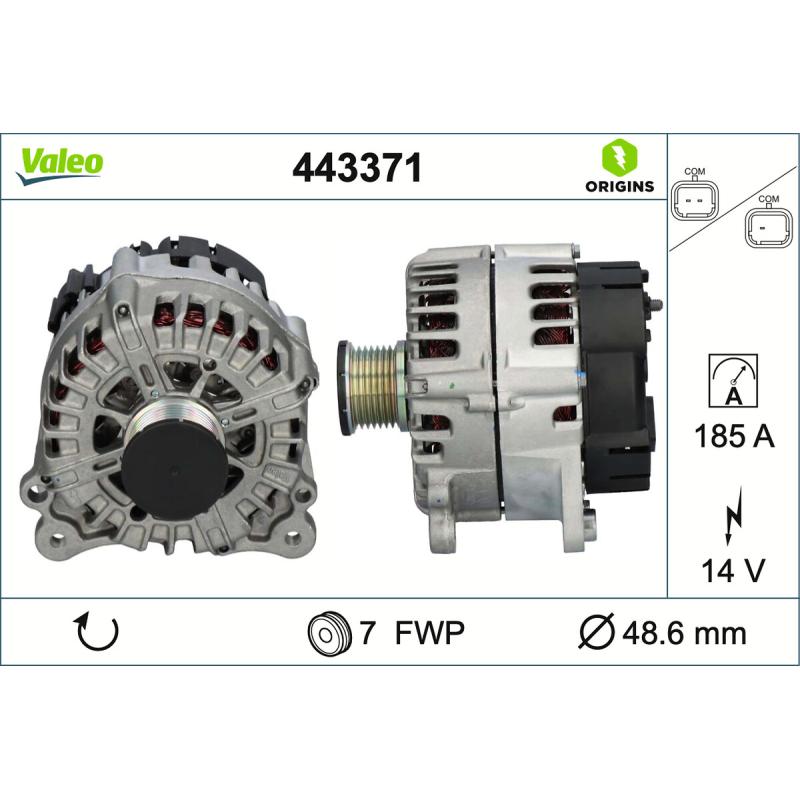 Alternateur VALEO 443371 - Visuel 1