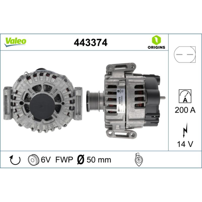 Alternateur VALEO 443374 - Visuel 1