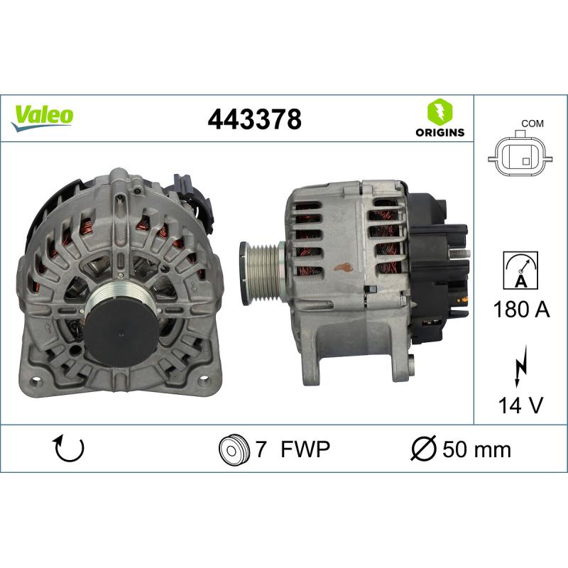Alternateur VALEO 443378 - Visuel 1