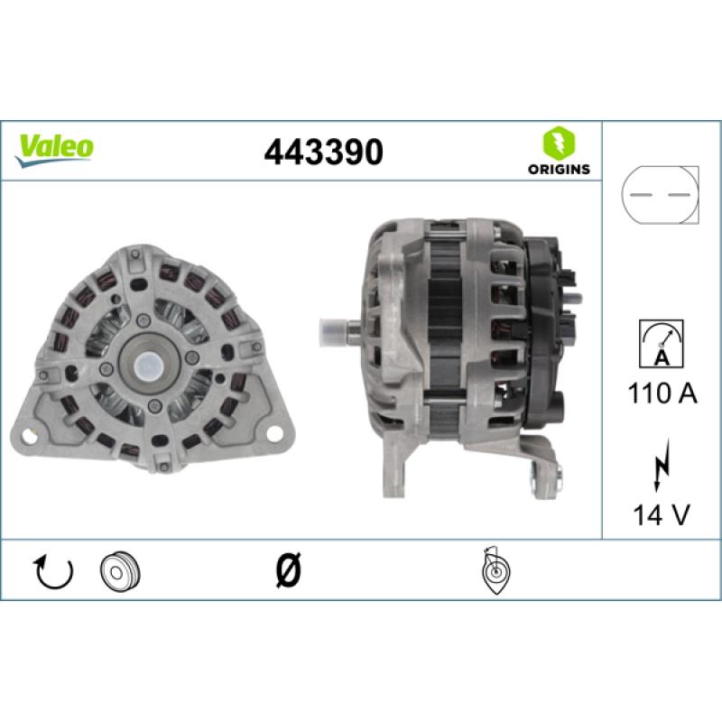 Alternateur VALEO 443390 - Visuel 1