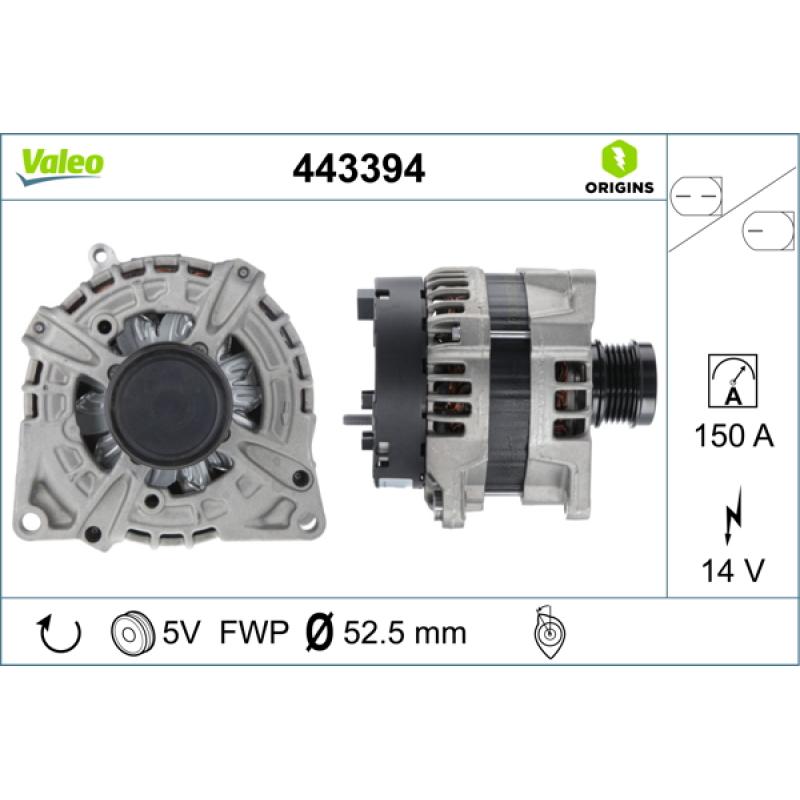 Alternateur VALEO 443394 - Visuel 1
