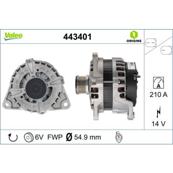 Alternateur VALEO OEM 5801580941