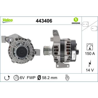 Alternateur VALEO OEM 1682130
