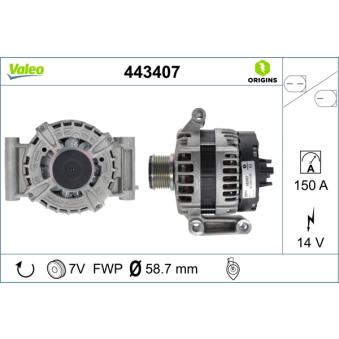 Alternateur VALEO OEM CC1T10300CD