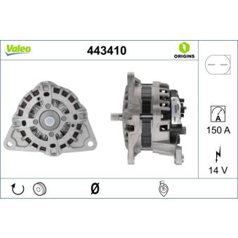 Alternateur VALEO OEM 504385138