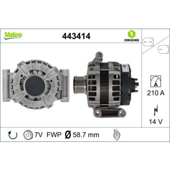 Alternateur VALEO OEM BK3T10300EB
