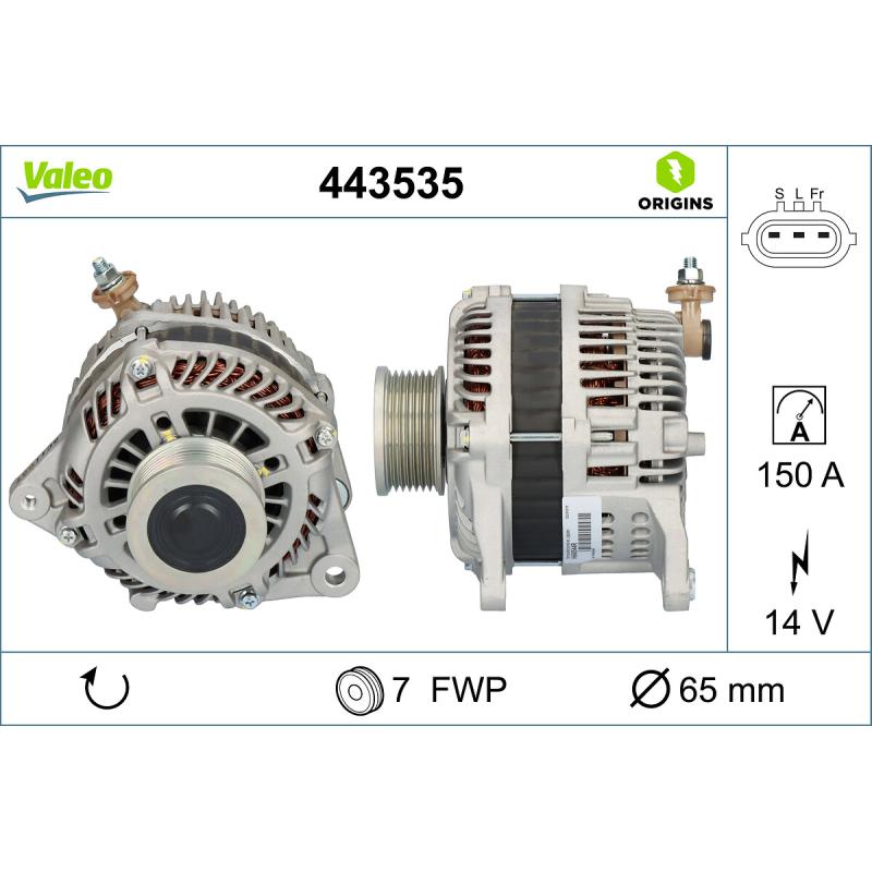 Alternateur VALEO 443535 - Visuel 1