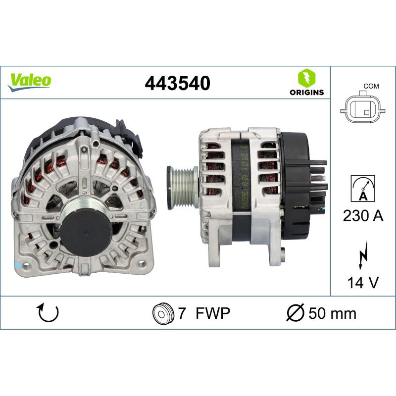 Alternateur VALEO 443540 - Visuel 1