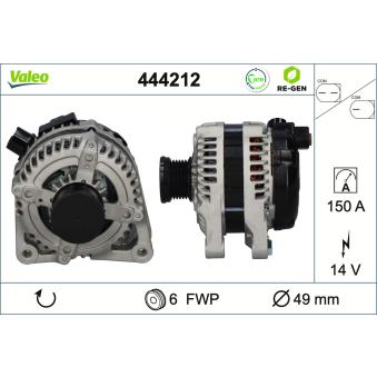 Alternateur VALEO 444212