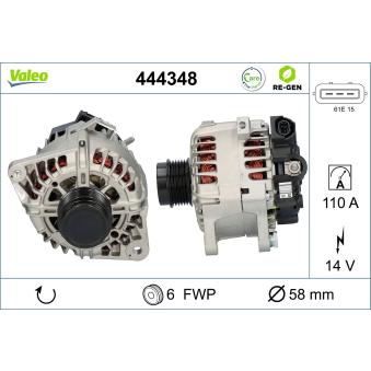 Alternateur VALEO OEM 373002B760