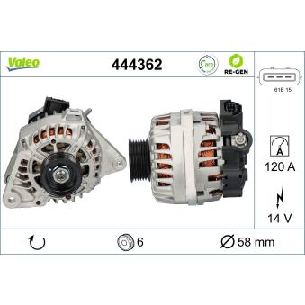 Alternateur VALEO OEM 373002E400