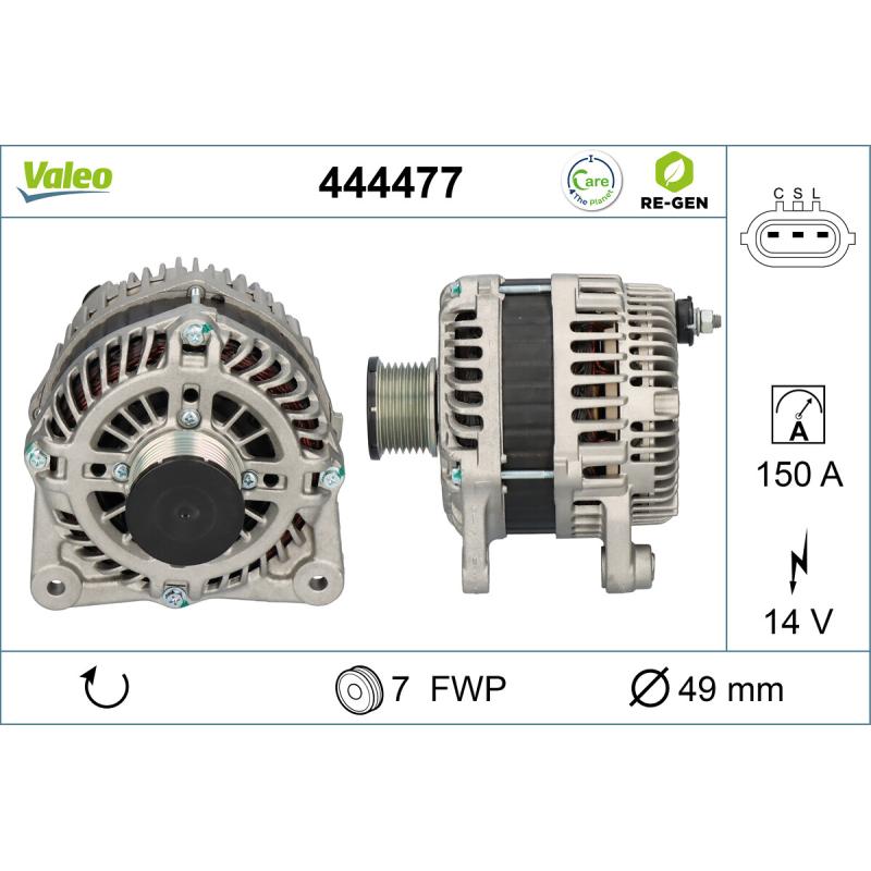 Alternateur VALEO 444477 - Visuel 1