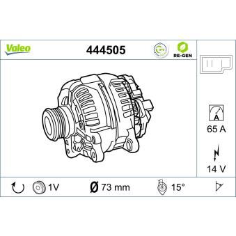 Alternateur VALEO OEM 068903029
