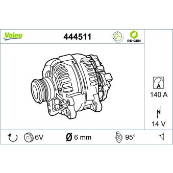 Alternateur VALEO OEM 1738515