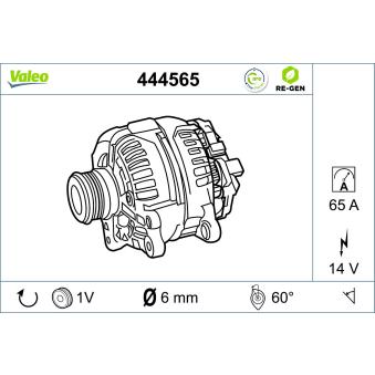 Alternateur VALEO OEM 60523456
