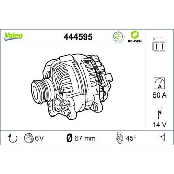 Alternateur VALEO OEM A2TA4091