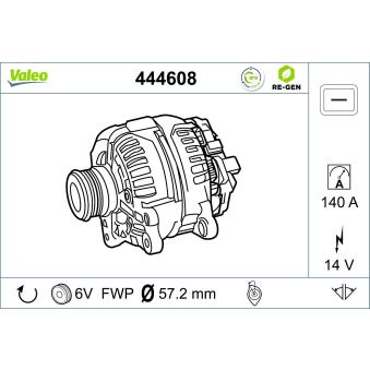 Alternateur VALEO OEM 6A903023E
