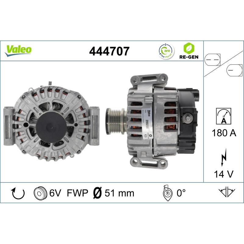 Alternateur VALEO 444707 - Visuel 1