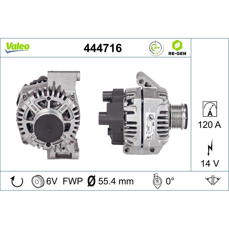 Alternateur VALEO 444716 - Visuel 1