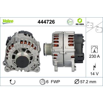 Alternateur VALEO 444726