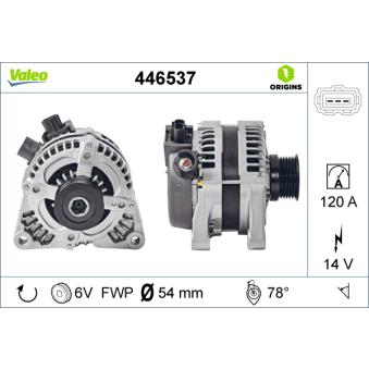 Alternateur VALEO OEM 3M5T10300PB