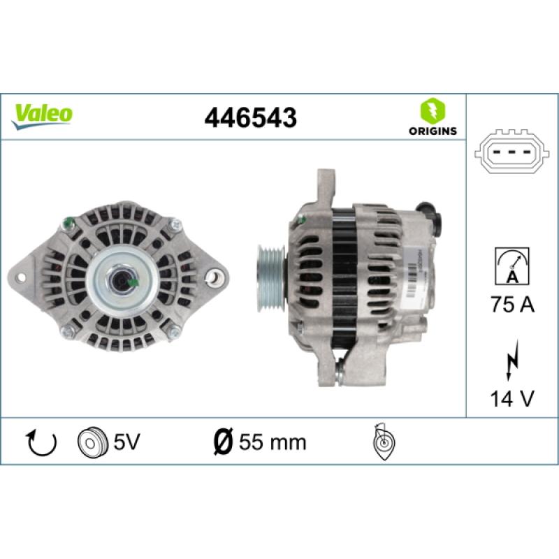 Alternateur VALEO 446543 - Visuel 1