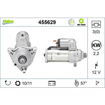 Démarreur VALEO OEM 02B911023AX