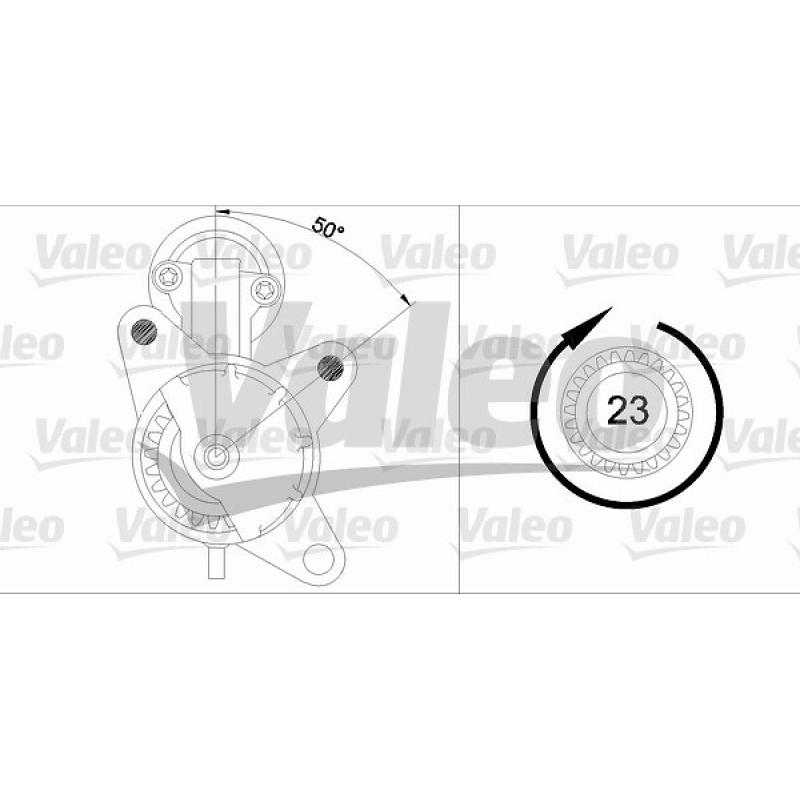 Démarreur VALEO 455894 - Visuel 2
