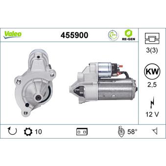 Démarreur VALEO OEM 5802G4