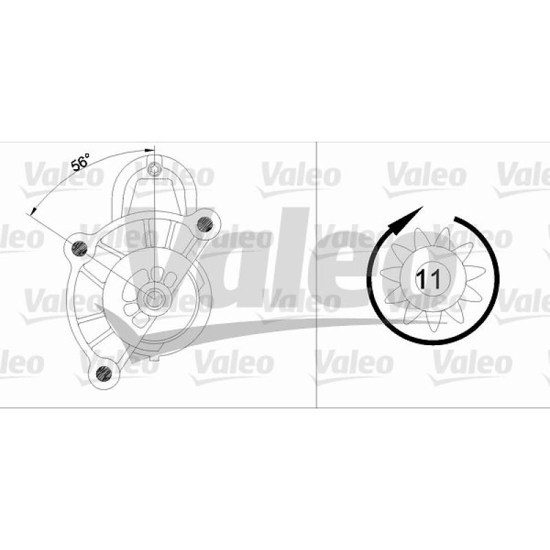Démarreur VALEO 455929 - Visuel 1