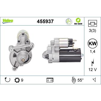 Démarreur VALEO OEM 5802J3