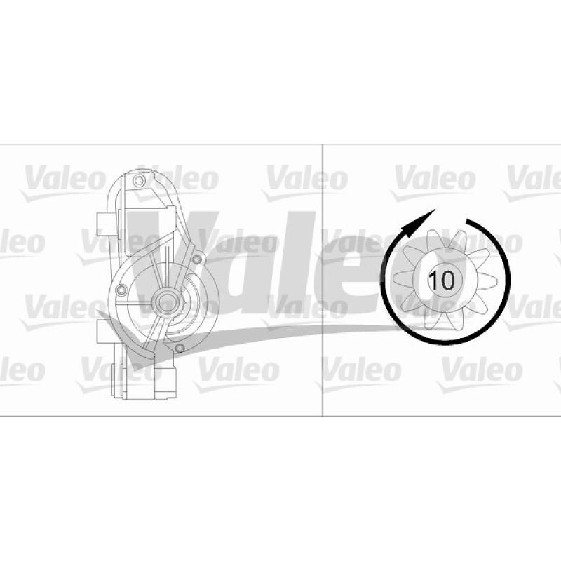 Démarreur VALEO 455956 - Visuel 1