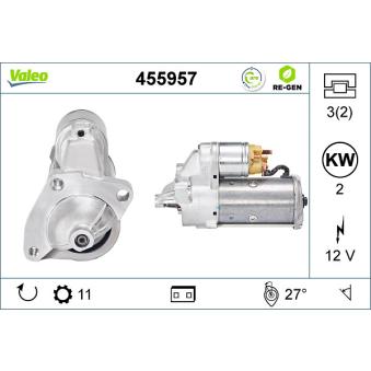 Démarreur VALEO 455957