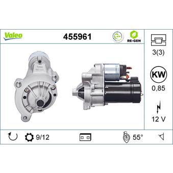 Démarreur VALEO OEM 5802W3 Démarreur VALEO OEM 5802W3