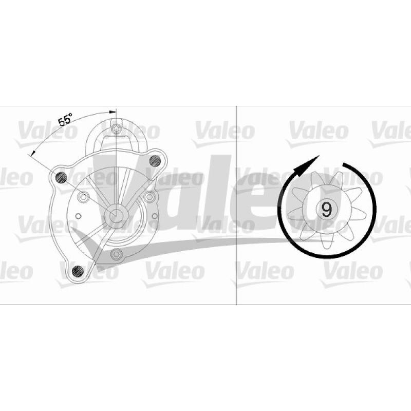 Démarreur VALEO 455961 - Visuel 2