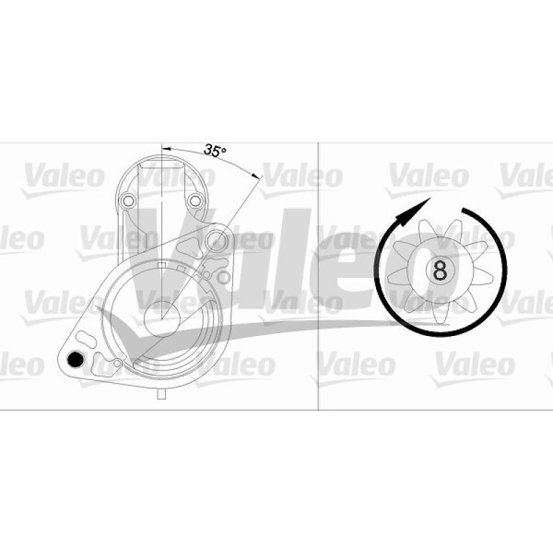 Démarreur VALEO 455984 - Visuel 2