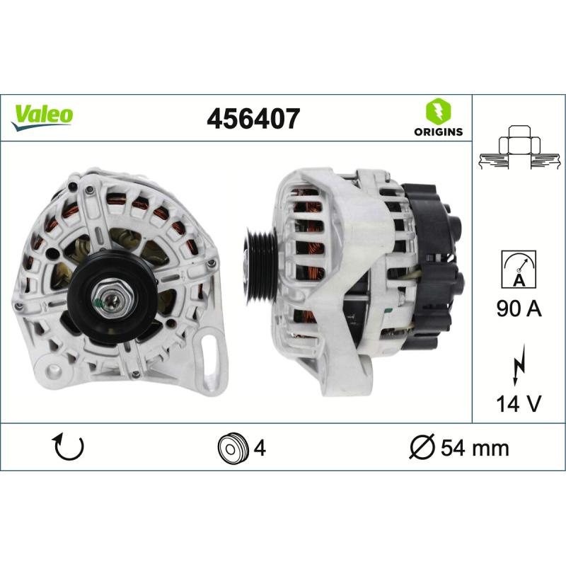 Alternateur VALEO 456407 - Visuel 1