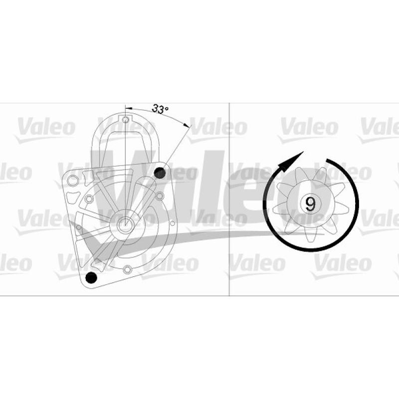 Démarreur VALEO 458163 - Visuel 2