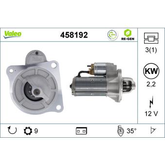 Démarreur VALEO OEM 77028560 Démarreur VALEO OEM 77028560