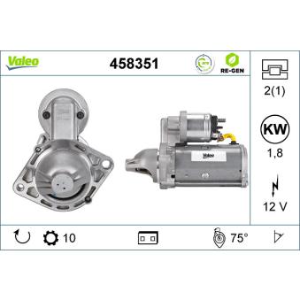 Démarreur VALEO OEM 55564491