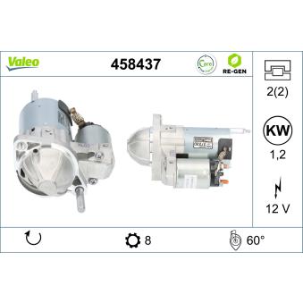 Démarreur VALEO 458437