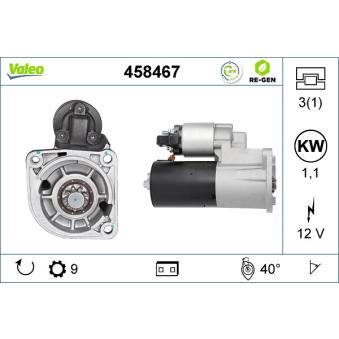 Démarreur VALEO OEM 001911023