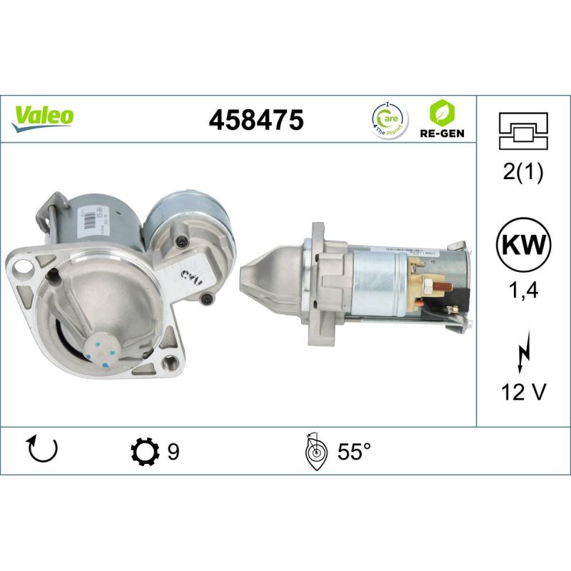 Démarreur VALEO 458475 - Visuel 1