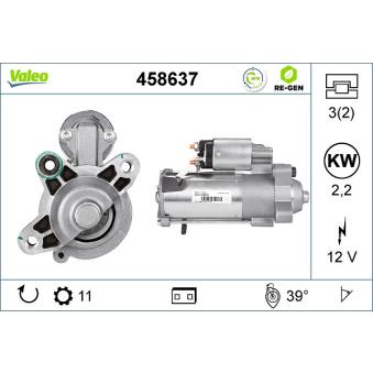 Démarreur VALEO OEM 4M5T11000FC