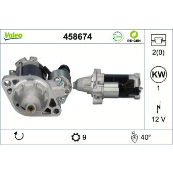 Démarreur VALEO 458674